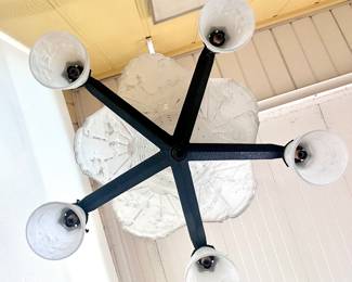 Fabulous Muller Frères Art Deco Chandelier