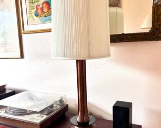 MCM Walnut Table Lamp