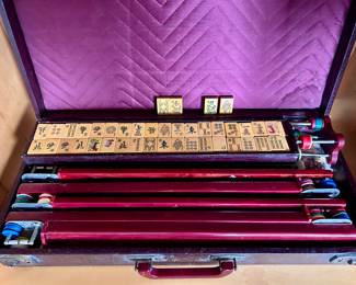 Vintage Bakelite Mah Jong Set