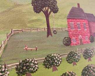 Barbara Chipman Moment "The Crow's View" Acrylic on Canvas
