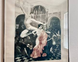 G.H. Rothe "Don Quixote" Signed Artist Print