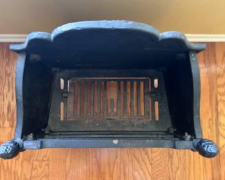 Antique Cast Iron Fire Grate