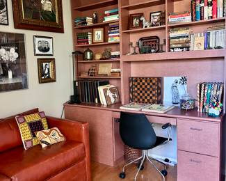 Custom "Copper" Desk Wall Unit