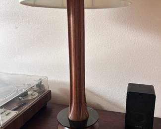 MCM Walnut Table Lamp