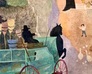 Jeanne Davies Folk Art Painting