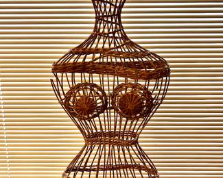 Vintage Wicker Mannequin