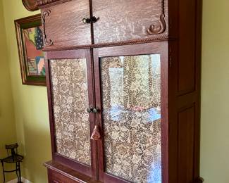 W.D. Allison Co. Antique Oak Physician's Cabinet