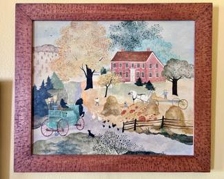 Jeanne Davies Folk Art Painting