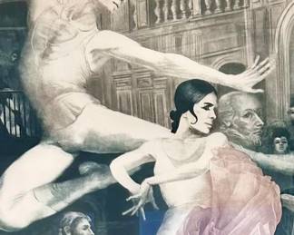 G.H. Rothe "Don Quixote" Signed Artist Print
