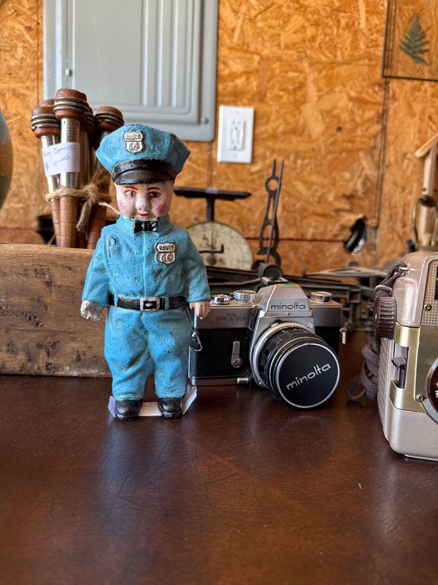 1949 Route 66 Cast Iron piggy bank