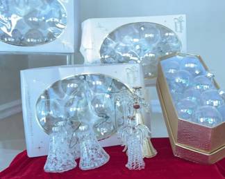 Iridescent Balls And Glass Ornaments