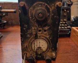 Japanese WW2 era electricity Conductivity Tester