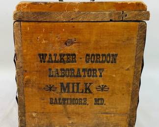 Antique Milk Crate