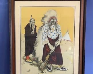 Pletka "Chief with Tipi"
