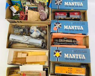 Mantua Metal Train Car Kits