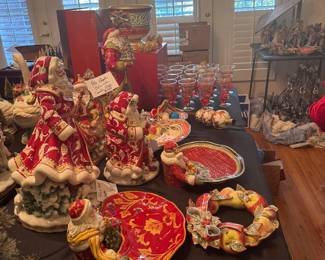 Fitz and Floyd Christmas figurines