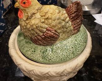 Fitz and Floyd Covered soup bowls