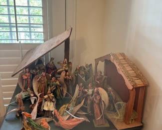 Large nativity set from Italy