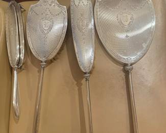 Sterling Vanity set