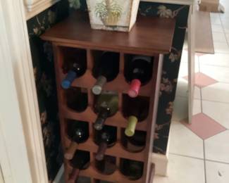Vintage Pier One Wine Rack