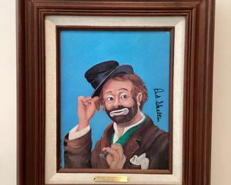 Wall Art Lithograph Red Skelton Fredder The Freeloader Signed