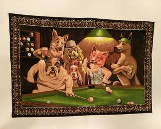 Wall Art Dogs Playing Poker by Cassius Marcellus Coolidge