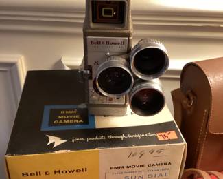 Vintage Camera Bell and Howell 252 8mm Moview Camera