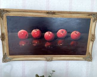 Wall Art Still Life With Apples by Paul Cezanne