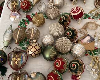 Variety Christmas Ornaments