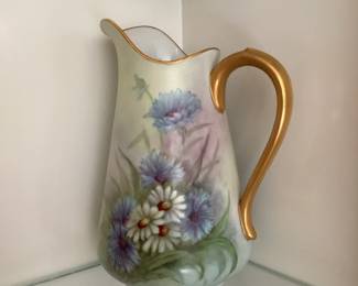 Vintage Hand Painted Porcelain Pitcher Nippon