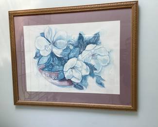 Wall Art Magnolia by Jo Huggins