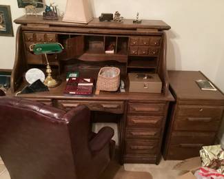 Riverside roll top desk