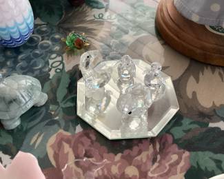 Swarovski Swans Crystal Figurines