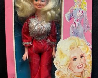 Vintage 1970s Dolly Parton Poseable Doll