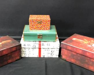 Vintage Jewelry Boxes And Decorative Storage Boxes