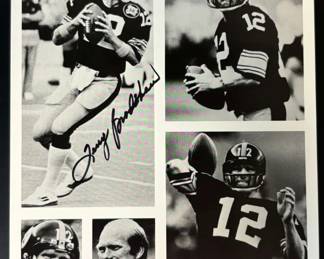Terry Bradshaw Signed Photograph Not Authenticated