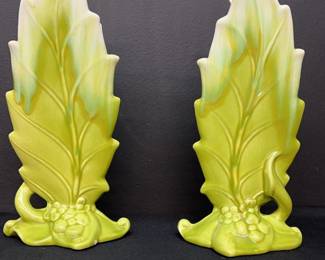Vintage Royal Haeger Ceramic Planter Or Vase Chartreuse Green
