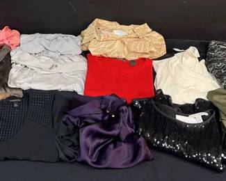 13 Various Long Sleeve, Short Sleeve and Tank Tops
