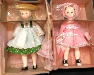 Madame Alexander Heidi And Rebecca Dolls