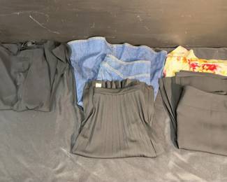 3 Black Skirts ,1 Denim Skirt, 1 Flower Skirt