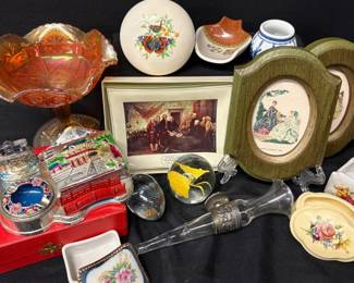 Car Bud Vase Japanese Smoking Desk Set Imperial Carnival Glass and so much more