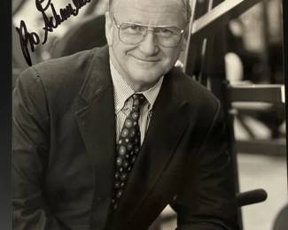Bo Schembechler Signed Photograph Not Authenticated