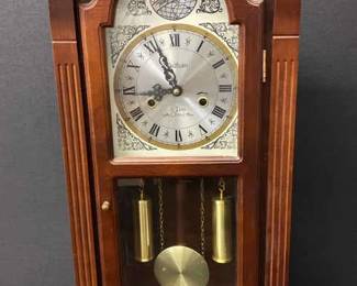 Wooden Encased Waltham Chime Clock