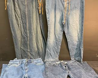 Denim Jeans And Skirt Liz Claiborne