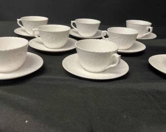 Spode Bone China Cup And Saucer Set Milk Pitcher