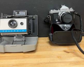 Polaroid And Nikkormat Cameras