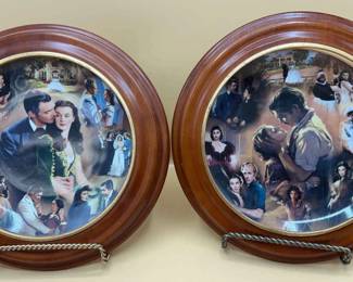 Gone With The Wind Limited Edition Collectors Plates A Story Of Passion and A Story Of Romance