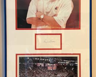 Allen Fieldhouse & Roy Williams. Signed by Roy.