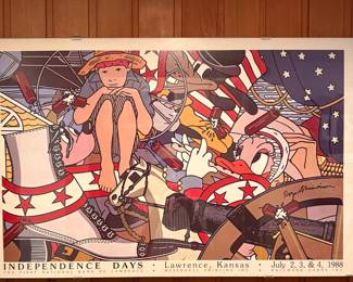 'Independence Days' poster from 1988, created by Roger Shimomura
