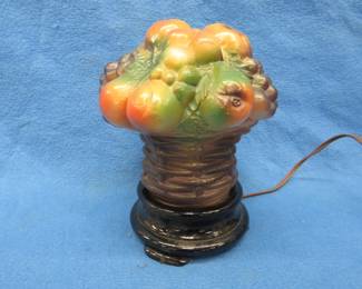 Lot 315. 1920s Tiffin table-top lighted accent lamp in excellent condition